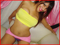 mostrando las tetas por la webcam